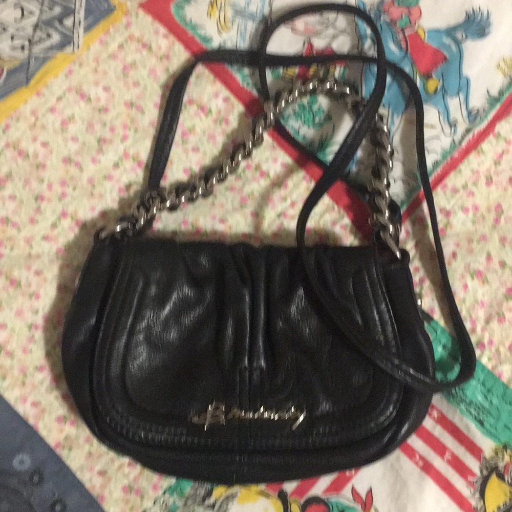 B Makowski Leather Handbag/Crossbody